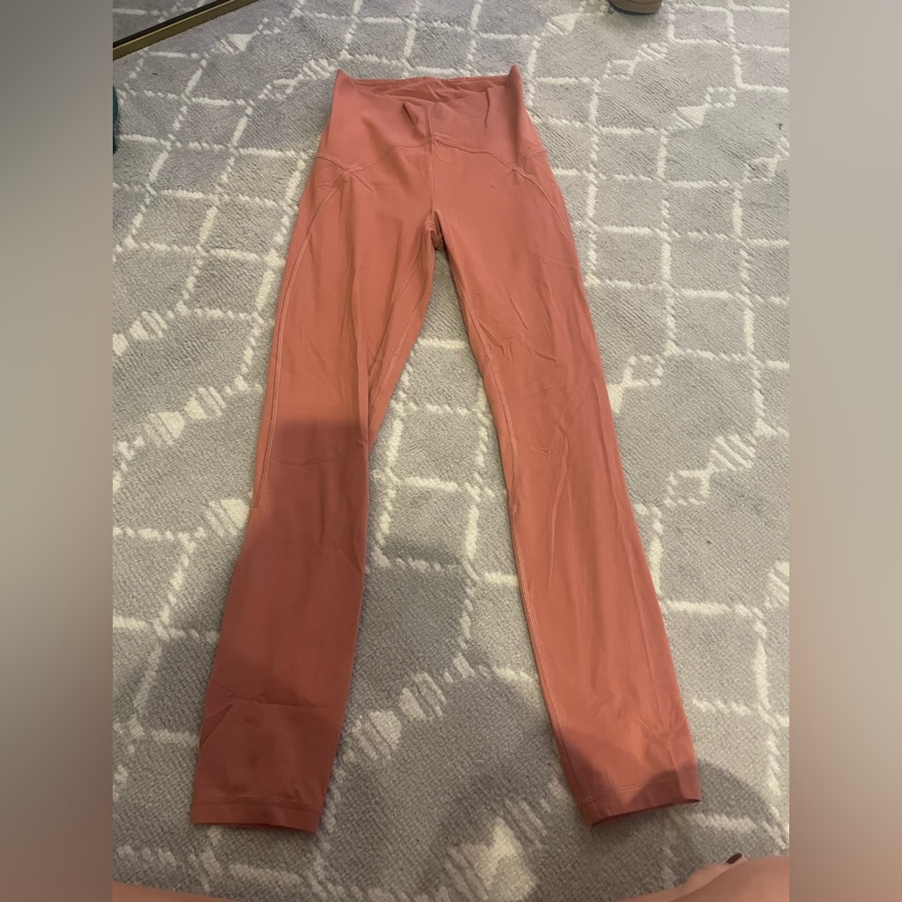 lulu leggings in color briar rose